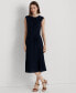 Фото #1 товара Платье Ralph Lauren женское с короткими рукавами из пузырчатого крепа.