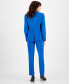 ფოტო #5 პროდუქტის Women's Bistretch Open-Front Long-Sleeve Blazer, Created for Macy's