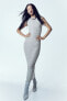 Фото #1 товара Gathered bodycon dress