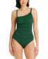 Фото #3 товара Women's Ring Master One-Shoulder One-Piece Swimsuit