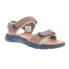 Propet Travelactiv Aspire Strappy Womens Brown Casual Sandals WST053P-239