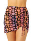 Фото #1 товара Juniors' Adjustable Side-Cinch Mesh Swim Skirt, Created for Macy's