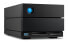 Фото #1 товара LaCie 2BIG DOCK - 20 TB - 3.78 kg - Desktop - Black