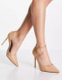 Truffle Collection stiletto heeled court shoes in beige