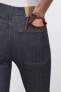 ZW COLLECTION BOOTCUT HIGH-WAIST CROPPED JEANS