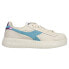 Фото #1 товара Diadora Game Step Premium Tumbled Leather Lace Up Sneaker Womens Size 6 B Sneake
