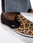 Фото #5 товара Vans classic slip on sneakers in leopard print