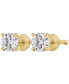 ფოტო #3 პროდუქტის Diamond Stud Earrings (1/4 ct. t.w.) in 14k Gold