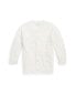 ფოტო #1 პროდუქტის Baby Boys or Girls Contrast-Knit Cotton Long Sleeves Cardigan