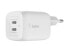 Фото #1 товара Belkin GaN Power Adapter 65 W"Weiß USB-C 65 W