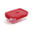 Фото #3 товара Герметичная коробочка для завтрака Luminarc Pure Box Красный 16 x 11 cm 820 ml Cтекло (6 штук)