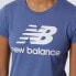 Фото #4 товара NEW BALANCE Essentials Stacked Logo short sleeve T-shirt