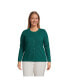 Фото #6 товара Women's Plus Size Cashmere Cardigan Sweater