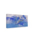 Фото #2 товара Zavaleata Through a Blue Clouds Canvas Art - 36.5" x 48"