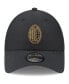 Фото #2 товара Men's Black AC Milan Black & Gold Pack 9FORTY Adjustable Hat