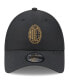 Фото #2 товара Men's Black AC Milan Black & Gold Pack 9FORTY Adjustable Hat