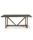 Фото #5 товара 72" Solid Wood Trestle Dining Table