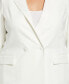 Фото #3 товара Plus Size Double Breasted Gabardine Blazer Jacket