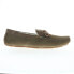 Rockport Rhyder Tie Slipper CI7200 Mens Brown Nubuck Moccasin Slippers Shoes