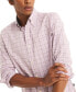 ფოტო #3 პროდუქტის Men's Plaid Long Sleeve Button Down Shirt