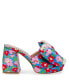 Фото #2 товара Women's Maccie Beaded Bow Platform Dress Sandals