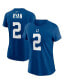 Фото #2 товара Women's Matt Ryan Royal Indianapolis Colts Player Name & Number T-shirt