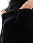 Nobody's Child Petite Tracey cord mini skirt with pocket detail in black