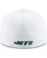 Фото #3 товара Men's White New York Jets Omaha 59FIFTY Fitted Hat