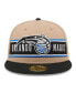 Men's Tan/Black Orlando Magic 2024 NBA Draft 59FIFTY Hat Черный, 7 5/8 - фото #3