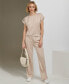 Фото #5 товара Блузка женская Calvin Klein С короткими рукавами из атласа
