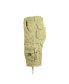 ფოტო #3 პროდუქტის Men's Belted Cargo Shorts with Twill Flat Front Washed Utility Pockets