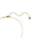 Mixed Cuts, Crystal Swarovski Imitation Pearl, Flower, Pink, Gold-Tone Gema Pendant Necklace