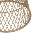 Side table Beige Iron Rattan 55 x 55 x 50 cm