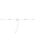 ფოტო #7 პროდუქტის Cultured Freshwater Pearl (3-4mm) and Silver Bead Necklace, 16" + 2" extender