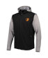 Фото #3 товара Men's Black, Gray Baltimore Orioles Alpha Full-Zip Jacket