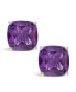 ფოტო #6 პროდუქტის Gemstone Stud Earrings in Sterling Silver