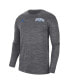Men's Charcoal UCLA Bruins Sideline Game Day Velocity Performance Long Sleeve T-shirt