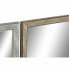 Фото #2 товара Настенное зеркало DKD Home Decor 56 x 2 x 76 cm Стеклянный Натуральный Серый Коричневый Темно-серый полистирол Тропический Лист