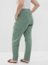 Mid Rise Twill Cargo Pants