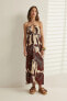 Kadın Melis Ağazat X - Pencere Detaylı Desenli Elbise 2sak80239ew