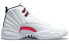 Фото #3 товара Jordan Air Jordan 12 retro "twist" 高帮 复古篮球鞋 男款 白红 2021年版 / Кроссовки Jordan Air Jordan CT8013-106