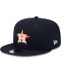 Фото #2 товара Men's Navy Houston Astros 2017 World Series Side Patch 9FIFTY Snapback Hat
