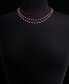 Фото #2 товара Holiday Lane crystal & Bead Layered Collar Necklace, 17" + 3" extender, Created for Macy's
