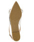 ფოტო #5 პროდუქტის Women's Kristin Rhinestone Bow Sling Back Flat