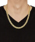 Фото #2 товара Polished Curb Chain Necklace 22" in 10K Yellow Gold