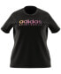 ფოტო #2 პროდუქტის Plus Size Graphic Linear Logo Cotton T-Shirt