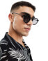 AIRE taures round sunglasses in black