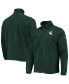 Фото #2 товара Men's Green Michigan State Spartans Flanker III Fleece Team Full-Zip Jacket