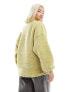 Фото #3 товара Only high neck fleece in sage green