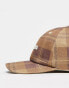 Kickers baseball cap in brown check